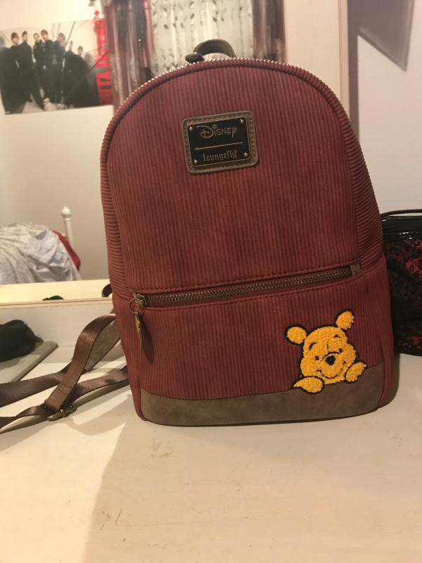 Winnie the pooh hot sale corduroy backpack