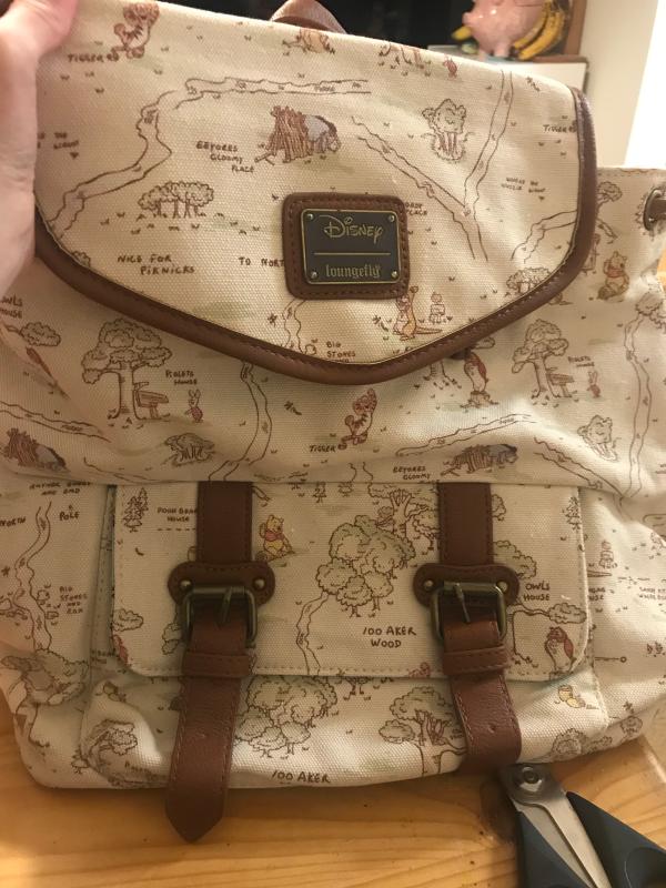 Loungefly Disney Winnie The Pooh Hundred Acre Wood Map Backpack