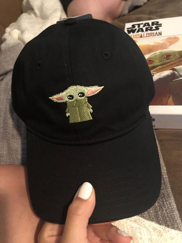 Bioworld Star Wars: The Mandalorian Baby Yoda Peeking Snapback Hat