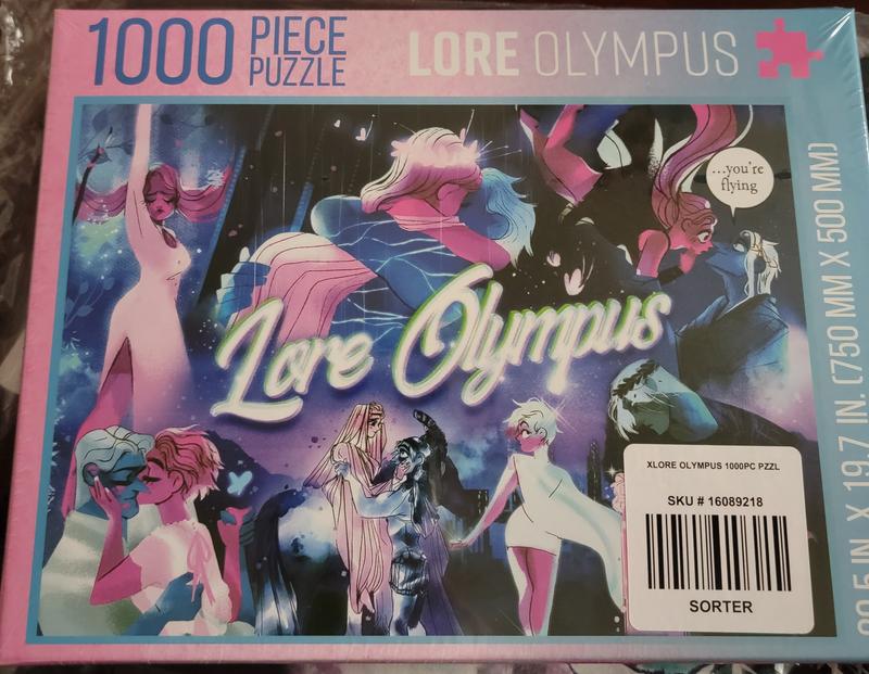 Lore Olympus Persephone & Hades Collage 1000-Piece Puzzle