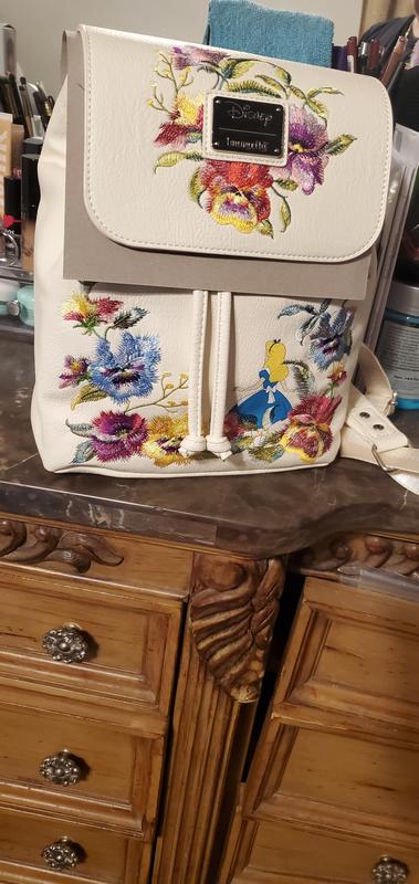 Loungefly Disney Alice in Wonderland Embroidered Floral Backpack Set store - BoxLunch