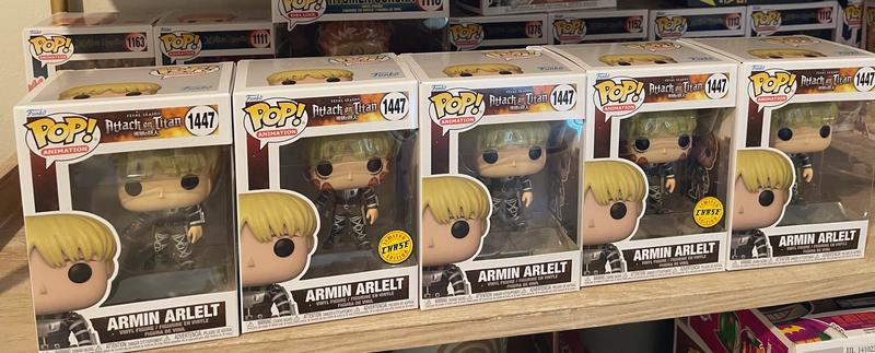  Funko Pop! Animation: Attack on Titan - Armin Arlelt with Chase  (Styles May Vary) : Toys & Games