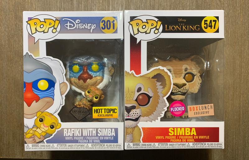 Disney's the Lion King Simba Funko Pop in 3 styles. #thelionking #thel