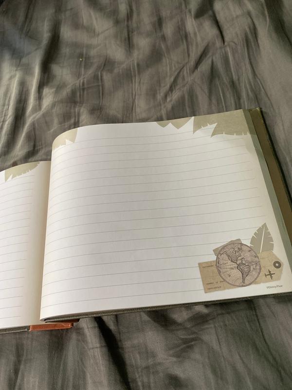 Completed pages in an adventure book like the movie up #journal #disney