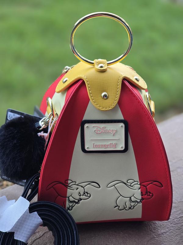 Loungefly Disney Dumbo Circus Tent Figural Crossbody Bag