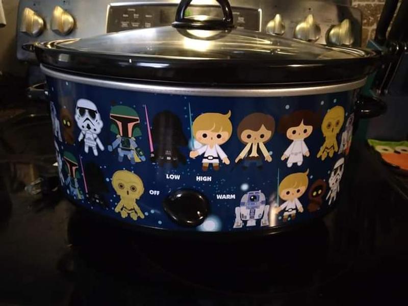 New Disney Star Wars Slow Cooker Crockpot Crock Pot Removable Stoneware  Starwars