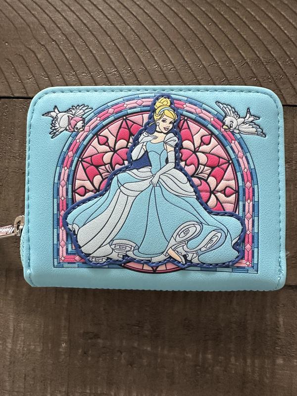 Loungefly Disney Cinderella Stained Glass Portrait Small Zip