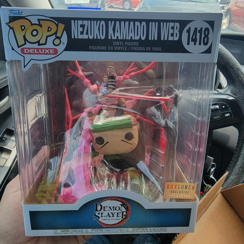 Funko Pop Demon Slayer Nezuko Kamado In Web Glow In The Dark Box Lunch  Exclusive