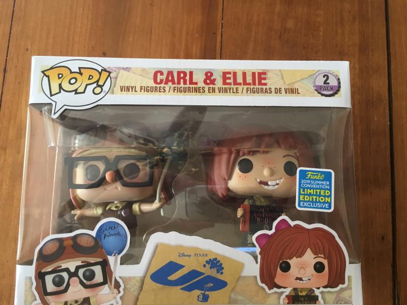 Funko Pop! Disney Pixar Up Carl & Ellie Vinyl Figure Set - 2019