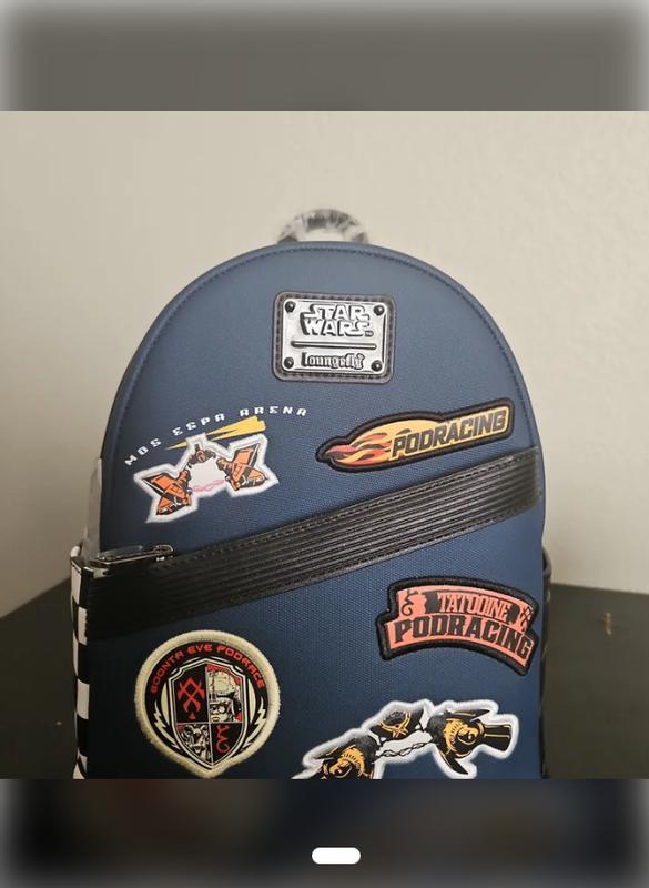 Loungefly Star Wars Podracing Patches Mini Backpack  display picture 1