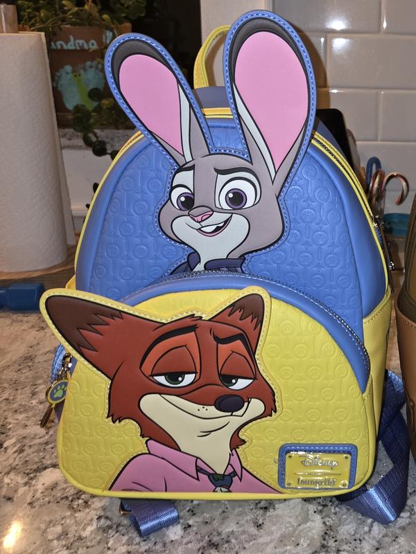 Loungefly Disney Zootopia Nick & Judy Stacked Mini Backpack