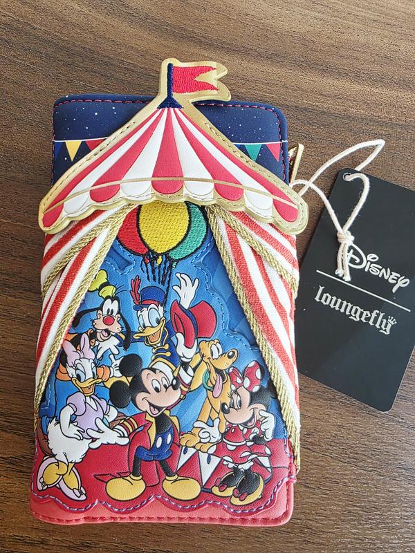 loungefly ミッキー＆フレンズ サーカステント ウォレット LOUNGEFLY DISNEY MICKEY & FRIENDS CIRCUS TENT WALLET~ WITH