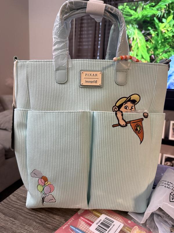 Loungefly Disney Pixar Up Russell Peeking Pocket Corduroy Tote NWT Loungefly Disney Pixar Up Russell Peeking Pocket Corduroy  main image 4