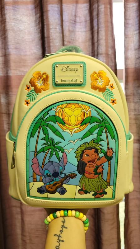 Loungefly Disney Lilo & Stitch Stained Glass Portrait Mini Backpack - BoxLunch  Exclusive