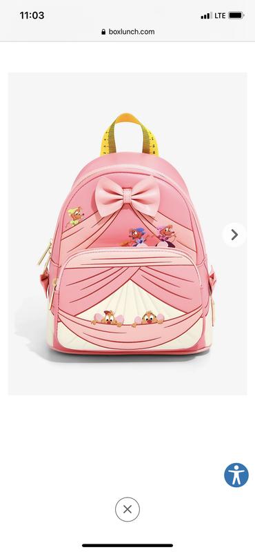 Cinderella pink dress discount loungefly