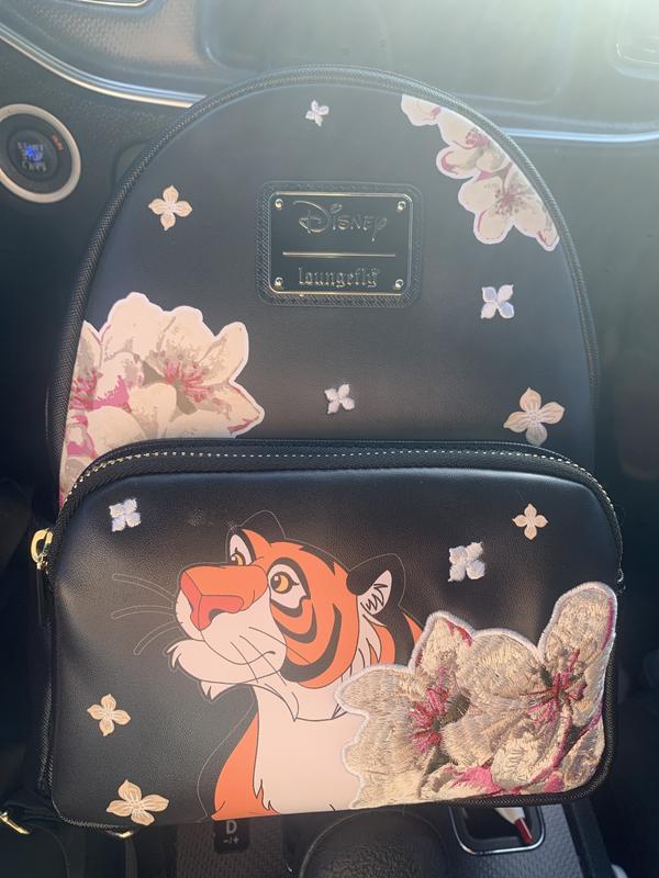 Loungefly Disney Aladdin Rajah Floral Mini Backpack BoxLunch Exclusive BoxLunch