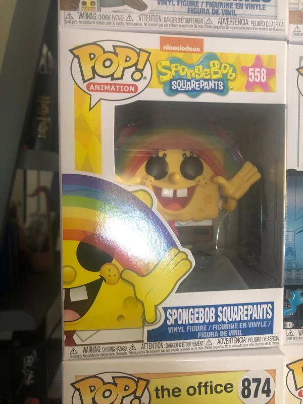 Funko Pop! SpongeBob SquarePants Rainbow Vinyl Figure BoxLunch