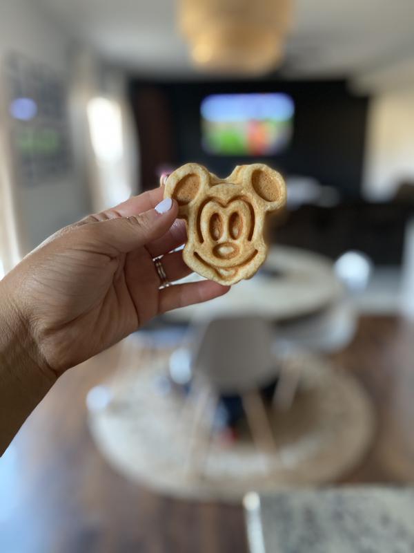 Disney Mickey Mouse PanCake gaufrier argent antiadhésif avec boîte