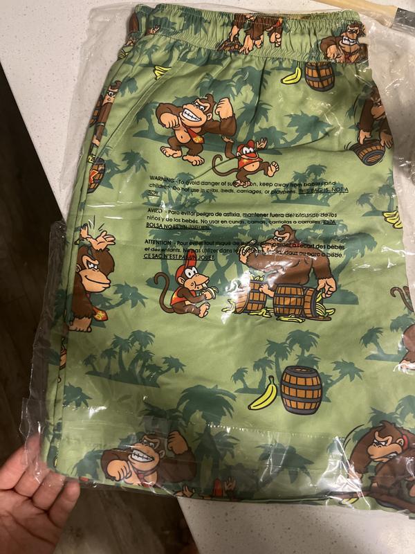 OppoSuits Nintendo Donkey Kong Diddy Kong Allover Print Shorts
