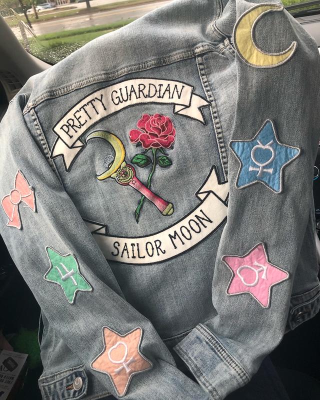 Sailor moon denim on sale jacket