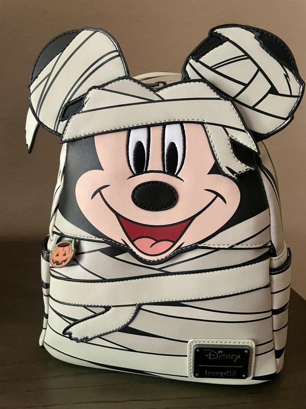 NWT Mickey Mummy Glow in the Dark Mini Backpack Loungefly Disney Mickey Mouse Mummy Glow-in-the-Dark Mini  main image 2