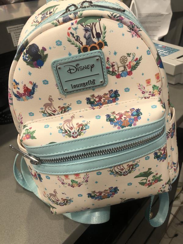 Loungefly Disney Princess Companion Floral Mini Backpack  display picture 1