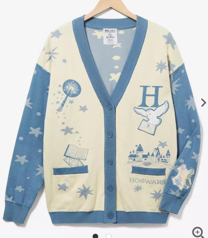 Harry Potter Hogwarts Icons Allover Print Cardigan BoxLunch
