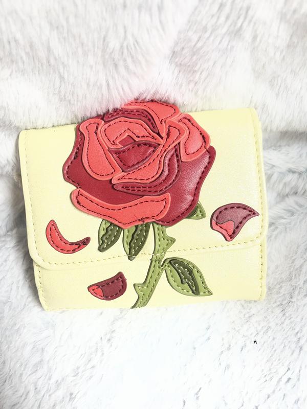 Loungefly Disney Beauty and The Beast Enchanted Rose Shimmer