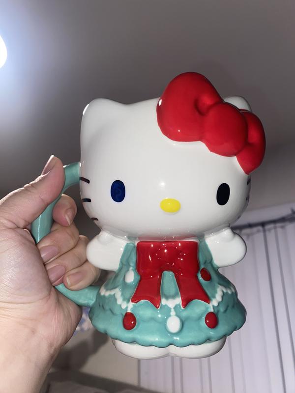 white christmas dresses Hello Kitty Figural Mug with Lid & Ornament Gift Set main image 1