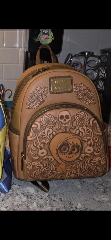 Loungefly Disney Pixar Coco Floral Miguel Tonal Mini Backpack