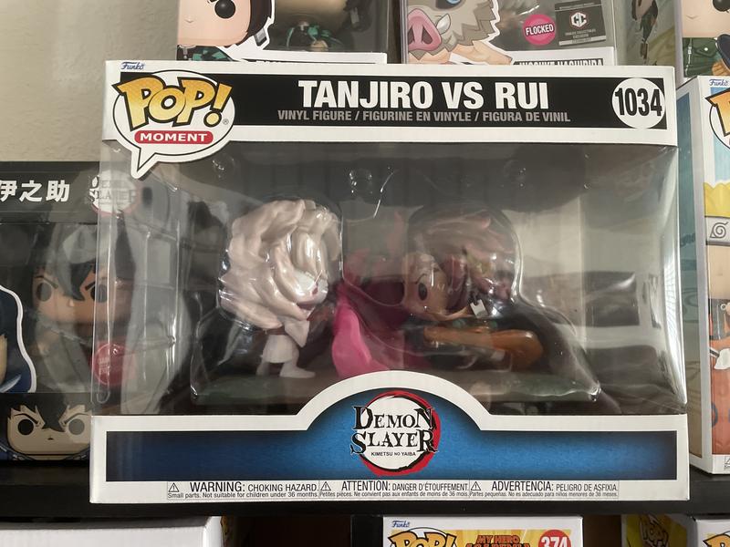 Boneco Funko Pop Demon Slayer Tanjiro Vs Rui 1034