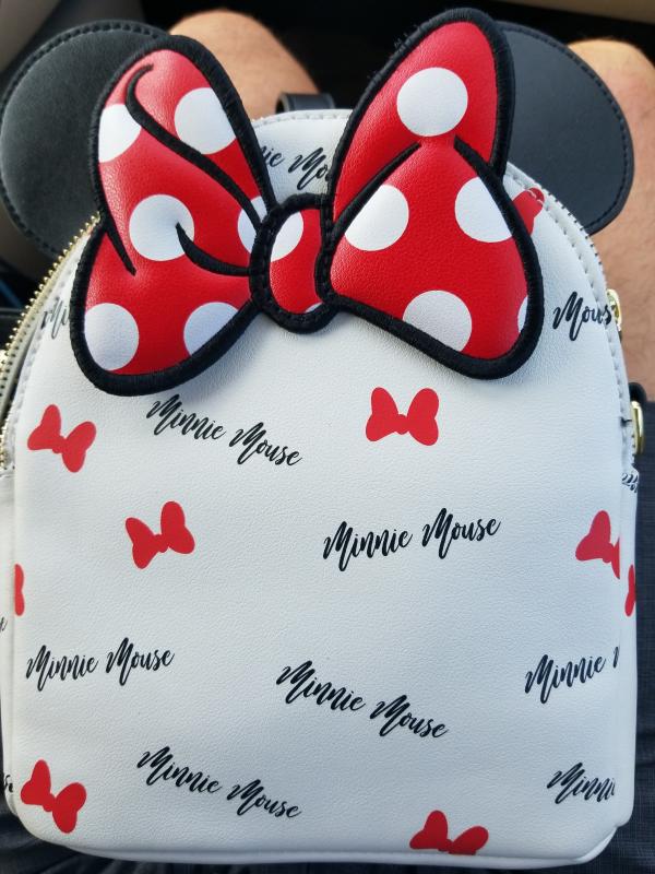 Loungefly Disney Minnie Mouse Denim Patch Backpack - BoxLunch Exclusive