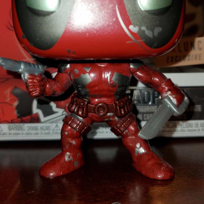 Funko Pop! Marvel 80th Anniversary Deadpool Damaged First