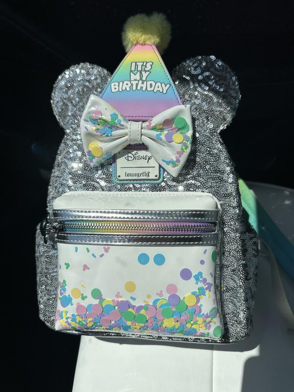 Loungefly Disney Mickey Mouse & Friends Birthday Sequined  display picture 3