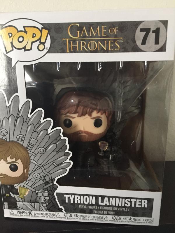 Funko Pop! Game Of Thrones Tyrion Lannister On Iron Throne Deluxe