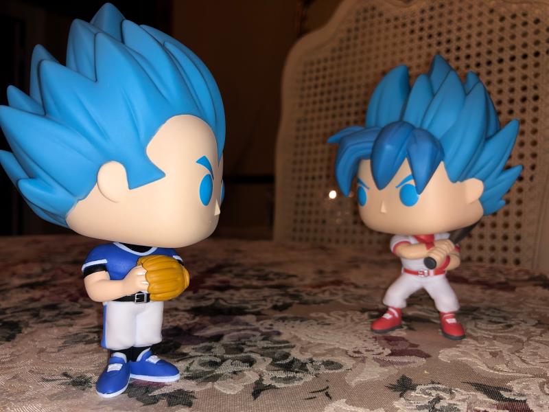 Goku and best sale vegeta baseball pop