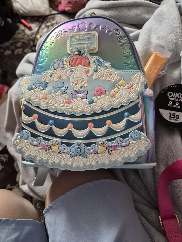 NWT Loungefly Disney Cinderella Cake Iridescent Mini Backpack Loungefly Disney Cinderella Cake Iridescent Mini Backpack  main image 4