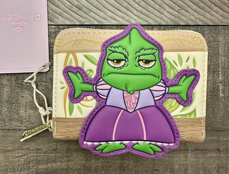 NWT Loungefly Disney Princess Tangled Pascal In Dress Zip Backpack & Wallet Set! Loungefly Disney Tangled Pascal Dress Zip Wallet — BoxLunch  main image 4