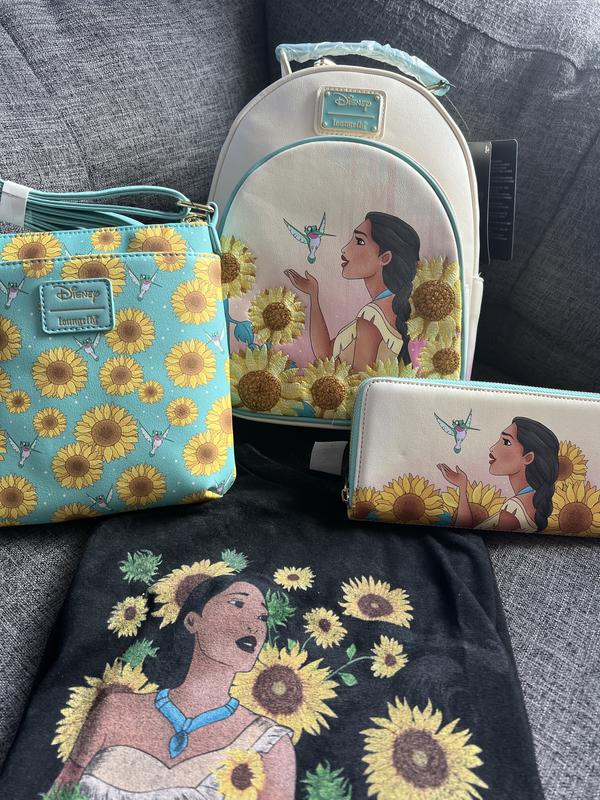 Loungefly disney pocahontas meeko sunflower mini backpack hot sale