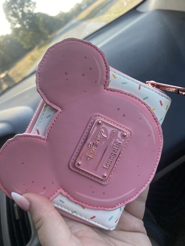 【Loungefly】Disney ミニーちゃん マカロン ミニ ウォレット Loungefly Disney Minnie Mouse Macaron Sprinkle Small Zip