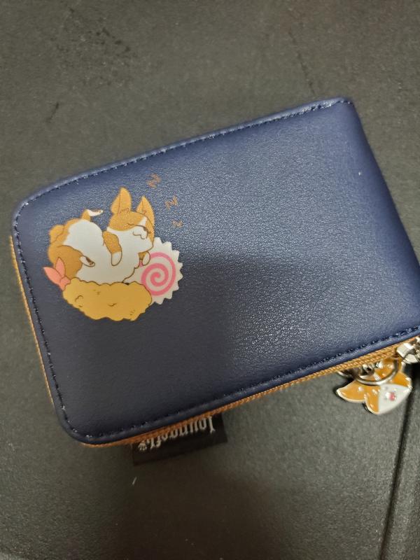 Loungefly corgi ramen noodle card wallet