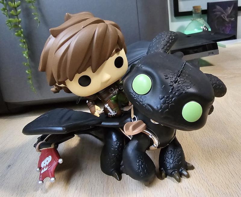 Funko Pop Rides DreamWorks How to Train Your Dragon 2 Hiccup with Toothless Vinyl Figure BoxLunch