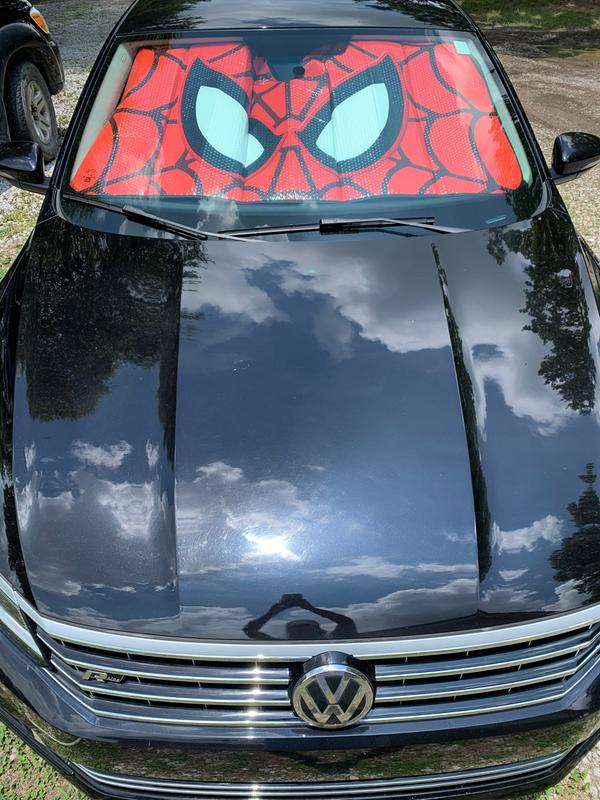  Marvel Spiderman Sunshade Paire de Rideaux latéraux Pare-Soleil  pour Voiture Spiderman Homme araignée Enfant