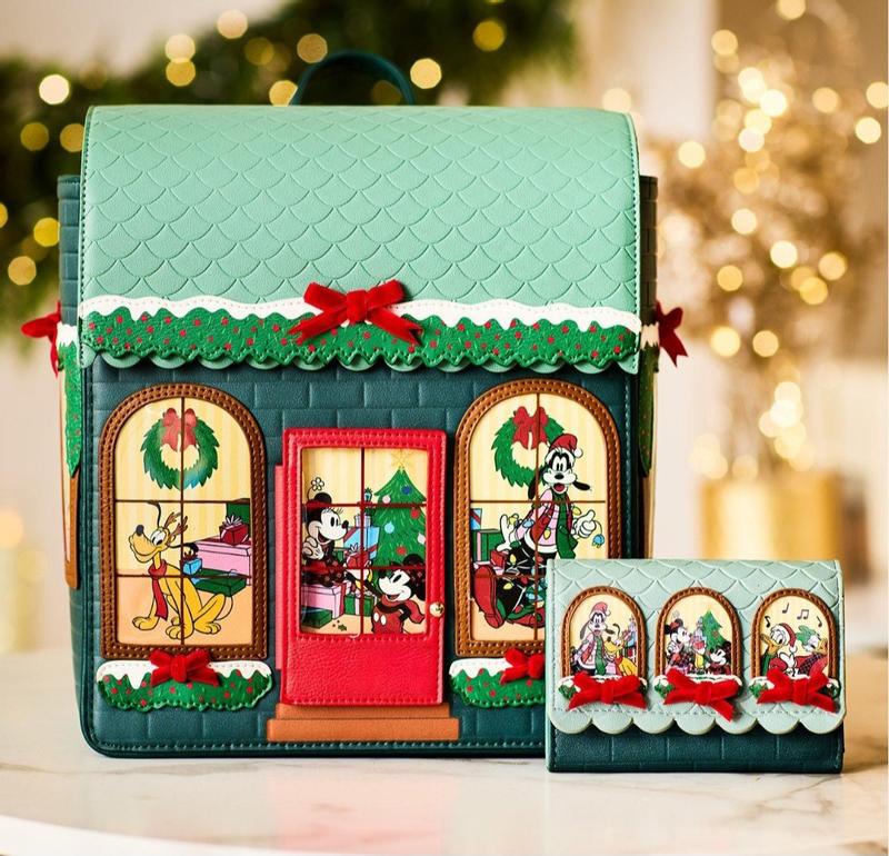 Disney Mickey & Friends Holiday House Figural Mini Backpack