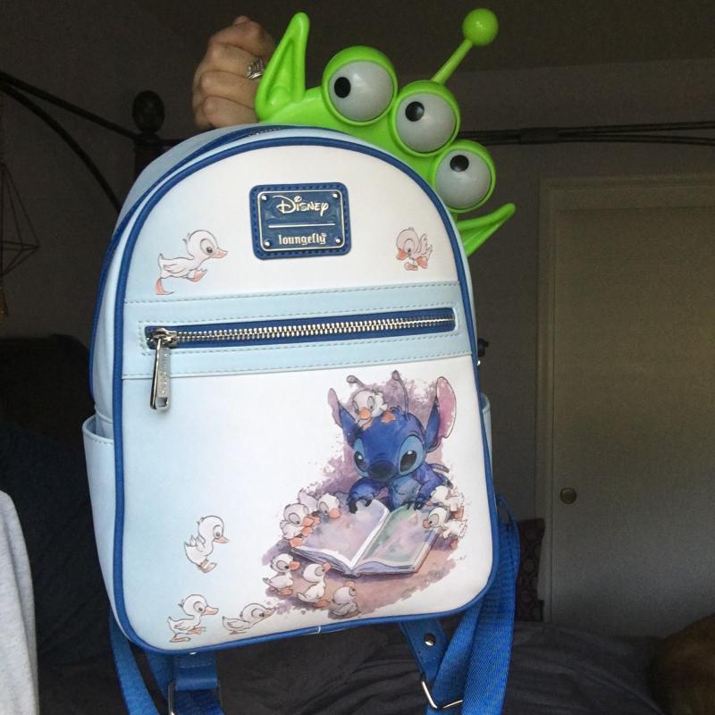  Loungefly Disney Lilo & Stitch Stitch With Ducks Mini Backpack