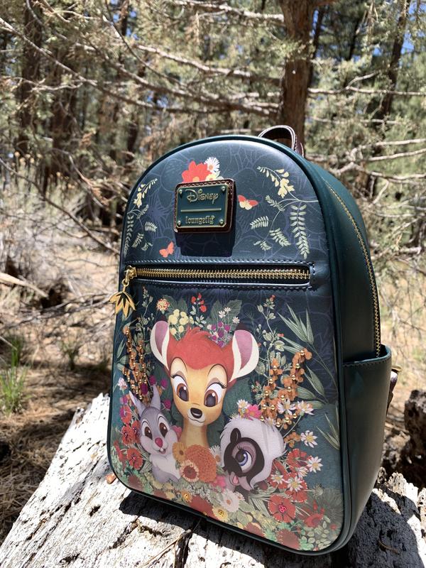 Loungefly Disney Bambi & Friends Botanical Backpack Handbag and Cardholder order