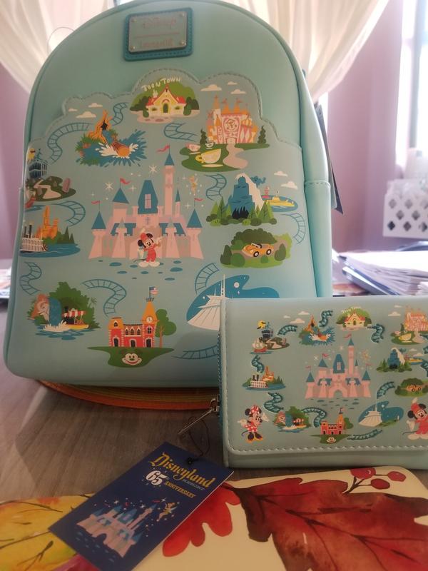 Loungefly Disneyland 65th Anniversary Convertible Mini Backpack - purchases BoxLu