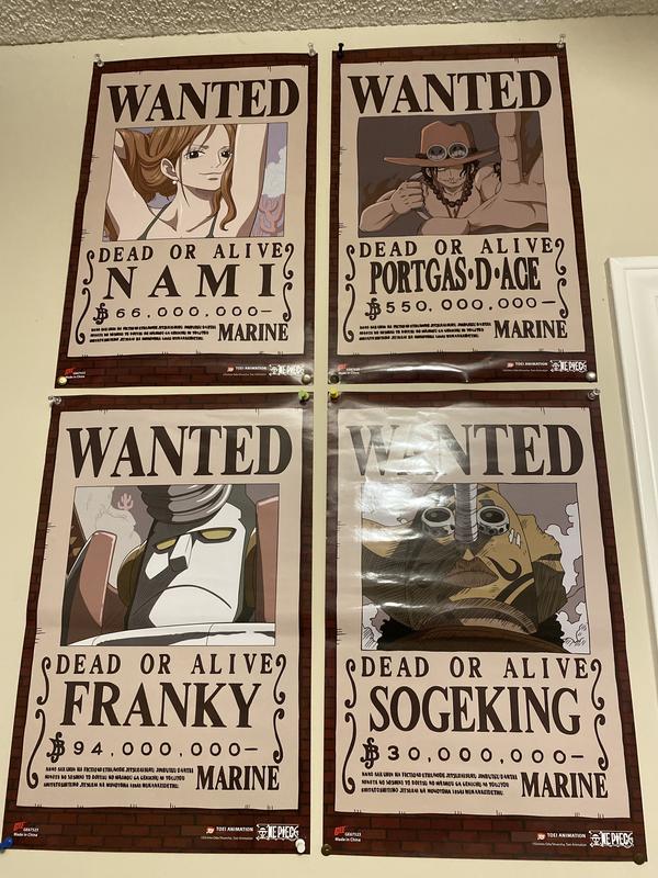One Piece Wanted Dead or Alive Character Blind Box Posters | BoxLunch