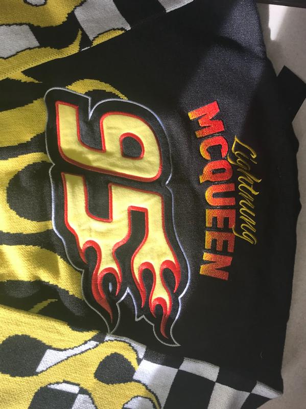 Disney Pixar Cars Lightning McQueen Flaming Checkered