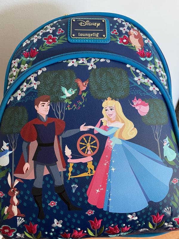 2023 boxlunch her universe sleeping beauty dress color changing mini backpack  loungefly 2 